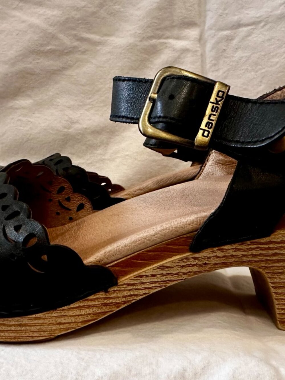 DANSKO Sling Back Clogs Women's Size 40 Black Great Condition - Picture 3 of 8